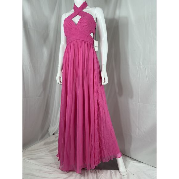 Amur 'Paula' Pink Viscose Gown Size 2 - NWT - Picture 2 of 4